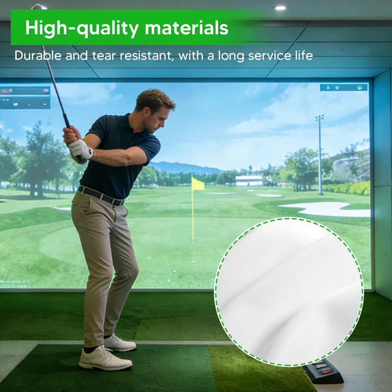 4K HD Motorized Retractable Golf Screen